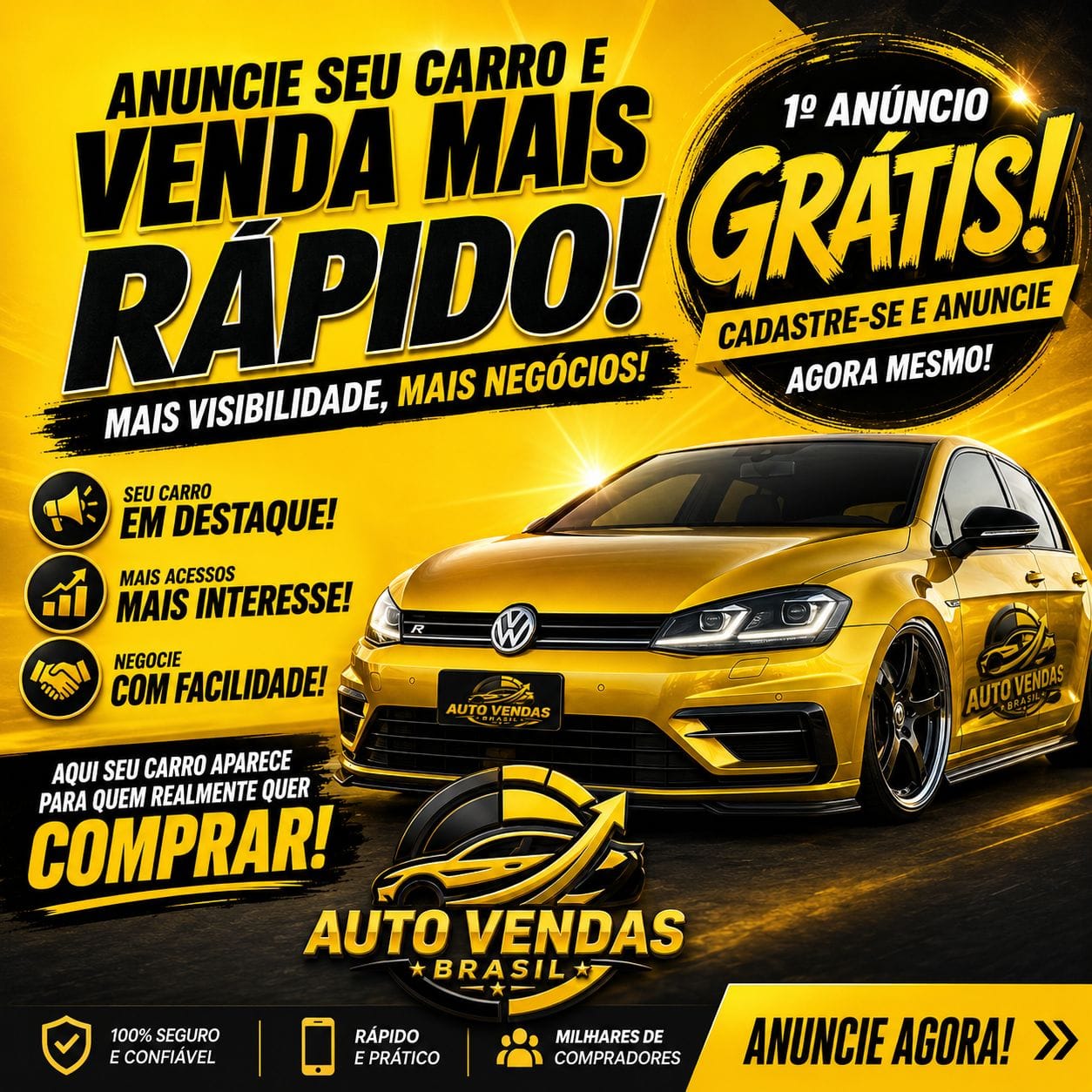 Publicidade gratis Carro